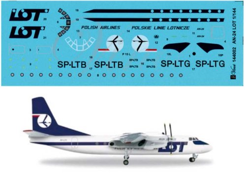 Przejdź do produktu BIGMODEL VINCI 144002 - 1:144 An-24 Lot