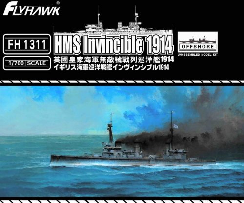 Przejdź do produktu FLYHAWK 1311 - 1:700 HMS Invincible 1914