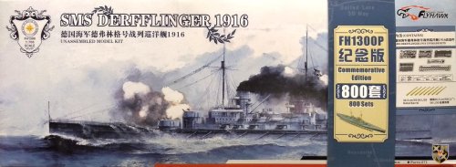 Przejdź do produktu FLYHAWK 1300P - 1:700 SMS Derfflinger 1916 German Battlecruiser - Commemorative Limited Edition