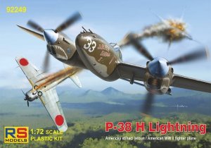 RS MODELS 92249 - 1:72 P-38 H Lightning