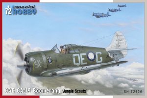 SPECIAL HOBBY 72426 - 1:72 CAC CA-19 Boomerang - Jungle Scouts