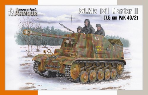 Przejdź do produktu SPECIAL HOBBY A72020 - 1:72 Sd.Kfz 131 Marder II (7,5 cm PaK 40/2)