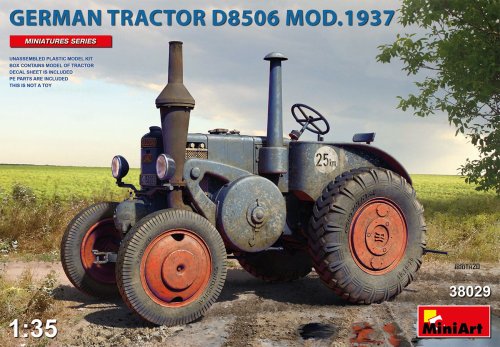 Przejdź do produktu MINIART 38029 - 1:35 German Tractor D8506 Mod.1937