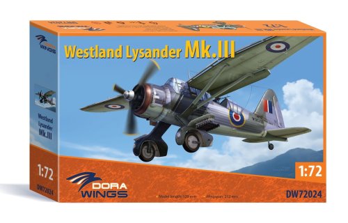 Przejdź do produktu DORA WINGS DW 72024 - 1:72 Westland Lysander Mk.III