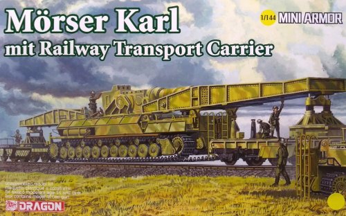 Przejdź do produktu DRAGON 14132 - 1:144 Morser Karl mit Railway Transport Carrier