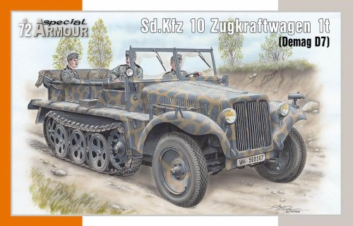 Przejdź do produktu SPECIAL HOBBY A72021 - 1:72 Sd.Kfz 10 Zugkraftwagen 1t (Demag D7)
