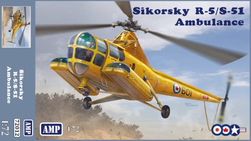 Przejdź do produktu AMP 72012 - 1:72 Sikorsky R-5/S-51 Ambulance