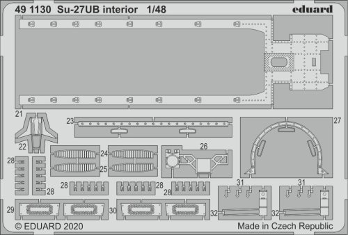 Przejdź do produktu EDUARD 491130 - 1:48 Su-27UB interior