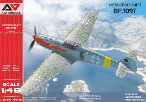 Przejdź do produktu A&A MODELS 4806 - 1:48 Messerschmitt Bf 109T Carrier-based fighter-bomber
