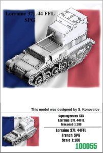 ZEBRANO Z100-055 - 1:100 Lorraine 37L 44FFL French SPG