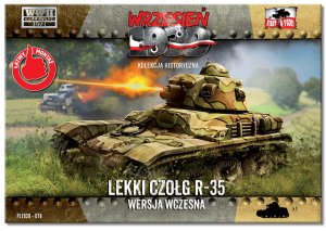 FIRST TO FIGHT 078 - Wrzesień 1939 - 1:72 Lekki czołg R-35 - Gazetka w zestawie z modelem