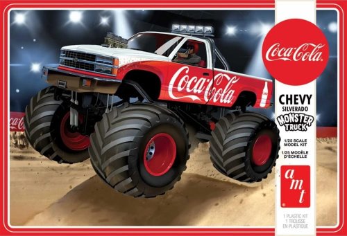 Przejdź do produktu AMT 1184 - 1:25 Coca-Cola Chevy Silverado Monster Truck