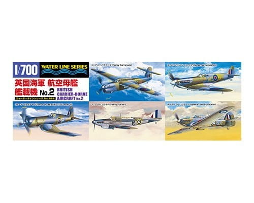 Przejdź do produktu AOSHIMA 05943 - 1:700 British Carrier-borne Aircraft No.2