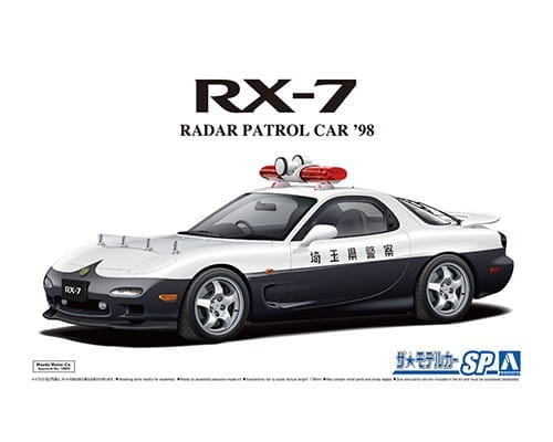 Przejdź do produktu AOSHIMA 05922 - 1:24 Mazda FD3S RX-7 Radar Patrol Car