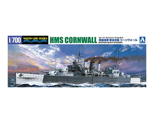 Przejdź do produktu AOSHIMA 05674 - 1:700 HMS Cornwall British Heavy Cruiser