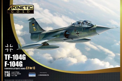 Przejdź do produktu KINETIC 48089 - 1:48 TF-104G/F-104G Starfighter - Luftwaffe