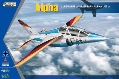 Przejdź do produktu KINETIC 48087 - 1:48 Alpha Jet Luftwaffe