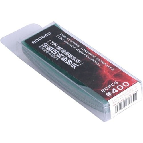 Przejdź do produktu BORDER BD0080 - Zestaw 20 szt papierów ściernych samoprzylepnych #400