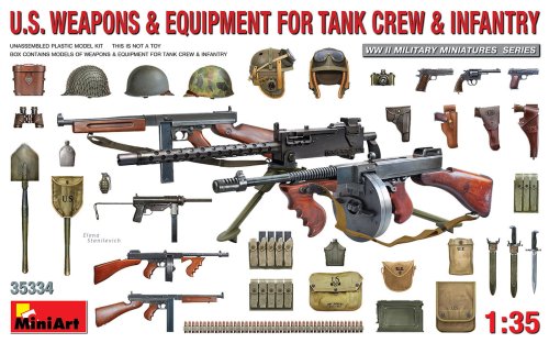 Przejdź do produktu MINIART 35334 - 1:35 US Weapons & Equipment for tank crew & infantry