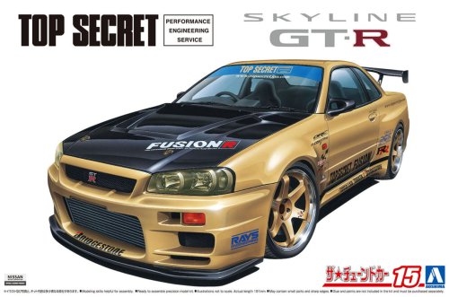 Przejdź do produktu AOSHIMA 05984 - 1:24 TopSecret BNR34 Skyline GT-R