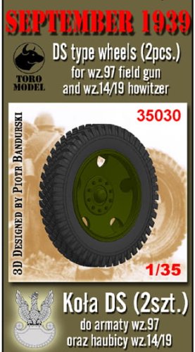 Przejdź do produktu TORO MODEL 35030 - 1:35 Koła DS - do armaty wz.97 oraz haubicy wz.14/19 firmy IBG