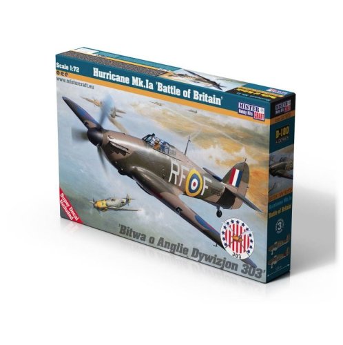 Przejdź do produktu MISTERCRAFT D180 - 1:72 Hurricane Mk.Ia Battle of Britain