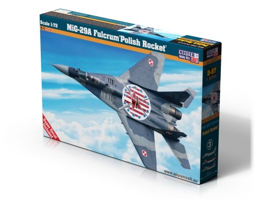 Przejdź do produktu MISTERCRAFT D97 - 1:72 MiG-29A Fulcrum Polish Rocket
