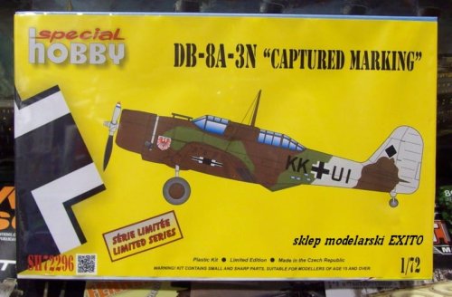 Przejdź do produktu SPECIAL HOBBY 72296 - 1:72 Douglas DB-8A-3N German - Captured Marking