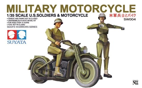 Przejdź do produktu SUYATA SW-004 - 1:35 Military Motorcycle