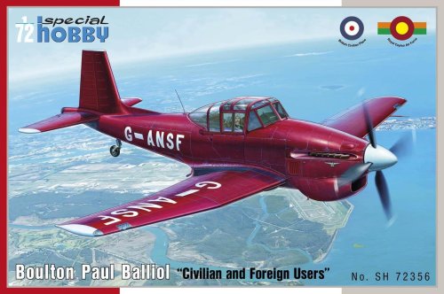 Przejdź do produktu SPECIAL HOBBY 72356 - 1:72 Boulton Paul Balliol - Civilian and Foreign Users