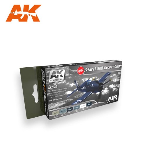Przejdź do produktu AK INTERACTIVE 2230 - WW2 US Navy & USMC Aircraft Colors