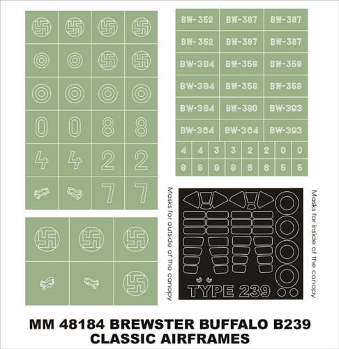 Przejdź do produktu MONTEX MM48184 - 1:48 Brewster Buffalo B239