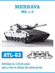 Friulmodel ATL-063 - 1:35 Metalowe gąsienice Merkava Mk 1 & 2
