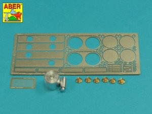 ABER 16145 - 1:16 Tiger I, E Tunisia 501 Abt - Air filter covers