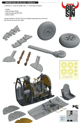 Przejdź do produktu EDUARD SIN64868 - 1:48 Spitfire Mk.I Essential