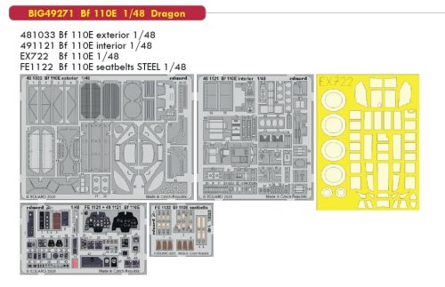 Przejdź do produktu EDUARD BIG49271 - 1:48 Bf 110E