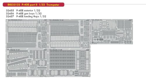 Przejdź do produktu EDUARD BIG33123 - 1:32 P-40E part II