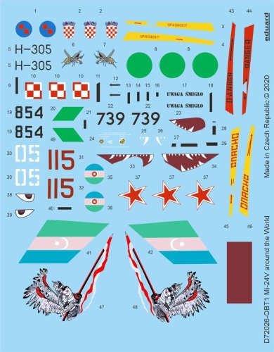 Przejdź do produktu EDUARD D72026 - 1:72 Mi-24V around the World