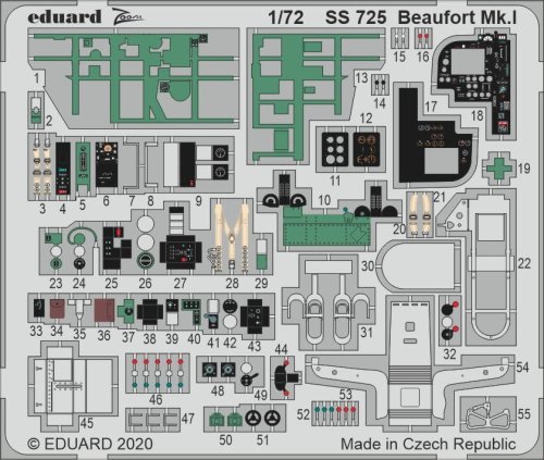 Przejdź do produktu EDUARD SS725 - 1:72 Beaufort Mk.I