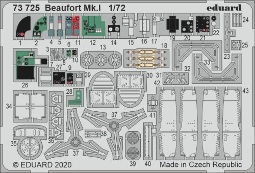 Przejdź do produktu EDUARD 73725 - 1:72 Beaufort Mk.I