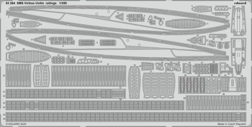 Przejdź do produktu EDUARD 53264 - 1:350 SMS Viribus Unitis railings