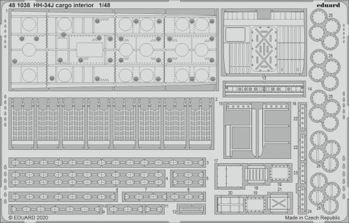 Przejdź do produktu EDUARD 481038 - 1:48 HH-34J cargo interior