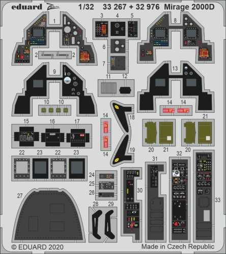Przejdź do produktu EDUARD 33267 - 1:32 Mirage 2000D