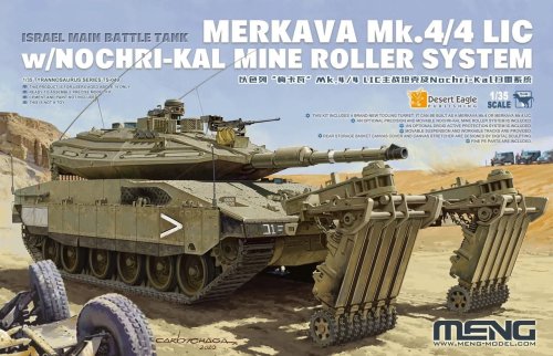 Przejdź do produktu MENG MODEL TS049 - 1:35 Merkava Mk.4/4LIC w/Nochri-Kal Mine Roller System