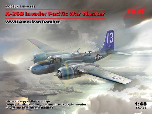 Przejdź do produktu ICM 48285 - 1:48 A-26B Invader Pacific War Theater - WWII American Bomber