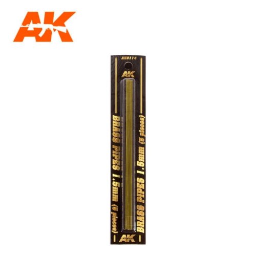 Przejdź do produktu AK INTERACTIVE 9114 - Zestaw rurek mosiężnych 1.5 mm, 5 sztuk