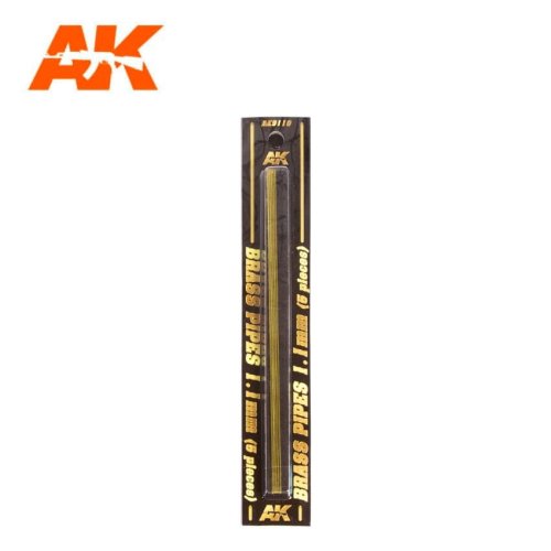 Przejdź do produktu AK INTERACTIVE 9110 - Zestaw rurek mosiężnych 1.1 mm, 5 sztuk