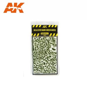 AK INTERACTIVE 8131 - Realistic Dark Green Moss - realistyczny ciemno-zielony mech