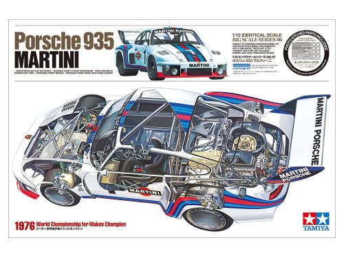 Przejdź do produktu TAMIYA 12057 - 1:12 Porsche 935 Martini