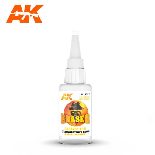 Przejdź do produktu AK INTERACTIVE 12017 - Eraser - Cleaner for Cyanoacrylate Glue 20 ml